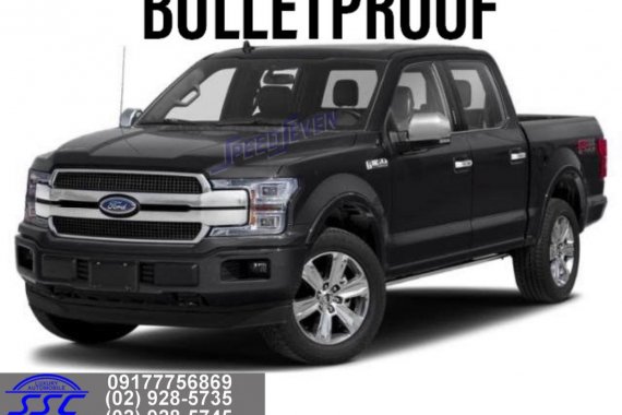 Brand New 2020 Ford F-150 Bulletproof Level 6 4x4 Platinum Armored F150 F 150 Bullet Proof Black