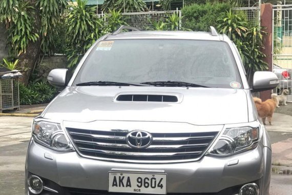 Sell Grey 2015 Toyota Fortuner in Quezon City