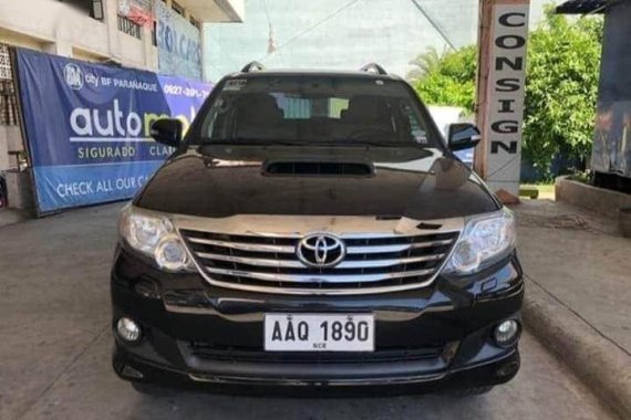 Black Toyota Fortuner for sale in Bacoor