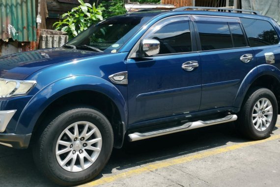 Blue Mitsubishi Montero Sport GLSV 2011