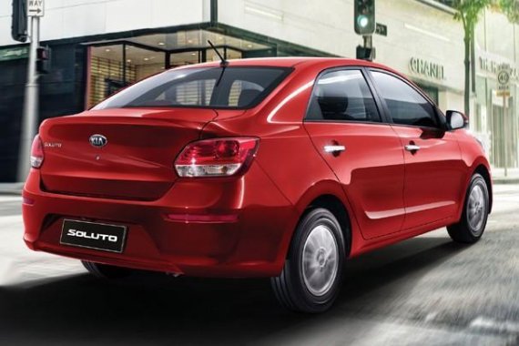 Red Kia Soluto for sale in Pasay city