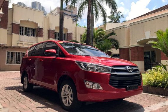 Selling Red Toyota Innova 2018 for sale in Manila