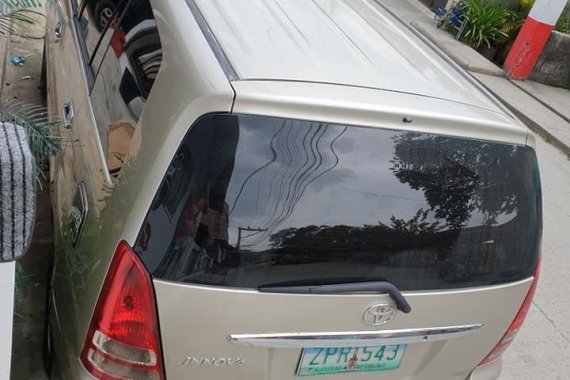 Beige Toyota Innova 2008 for sale in Manila