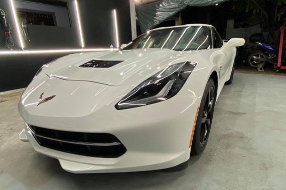 White Chevrolet Corvette for sale in Pasig City