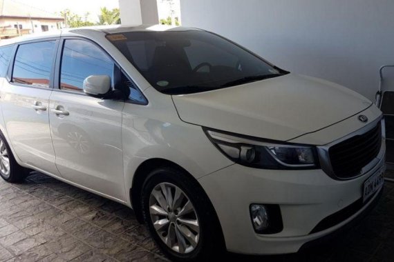 White Kia Carnival 2016 for sale in Bacolod