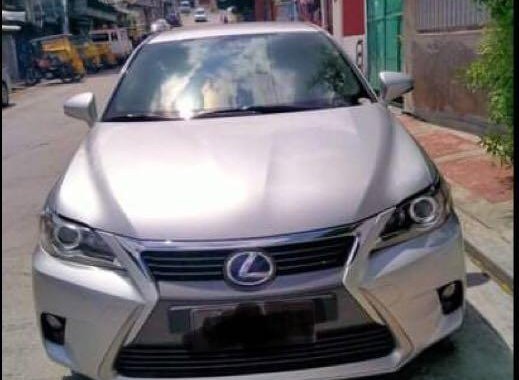 Silver Lexus Ct200h 2014 for sale in Quezon City