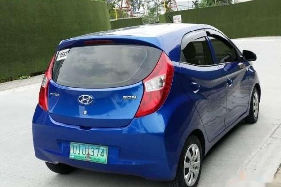 Blue Hyundai Eon 2012 for sale