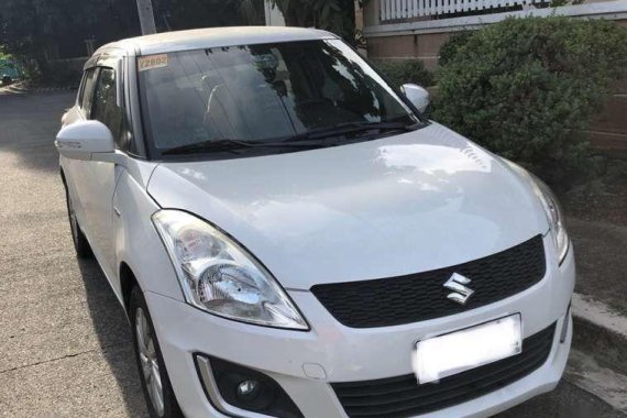 White Suzuki Swift 2016 for sale in Cavite