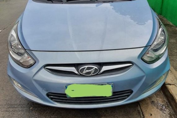 Blue Hyundai Accent for sale in Las Pinas
