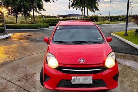 Red Toyota Wigo for sale in Imus City