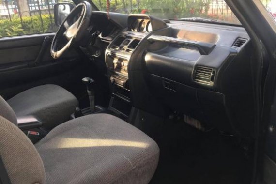 Black Mitsubishi Pajero 2003 for sale in Davao City 