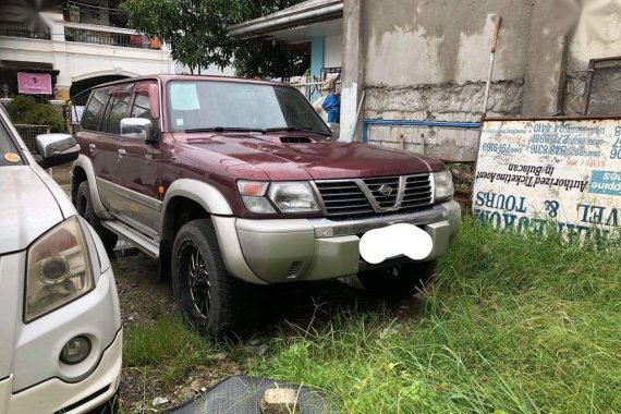 Red Nissan Patrol 2001 for sale in Malolos City