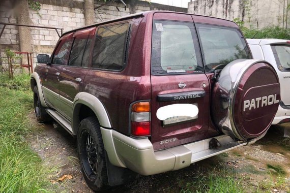 Red Nissan Patrol 2001 for sale in Malolos City