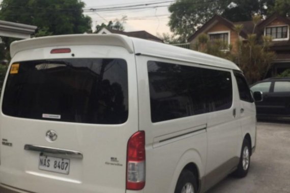 White Toyota Hiace 2017 for sale in San Juan City