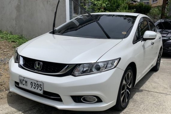 White Orchid Pearl 2015 Honda Civic still with warranty  for sale