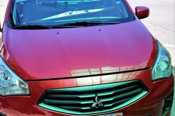 Selling Red Mitsubishi Mirage g4 2015 in Kalayaan
