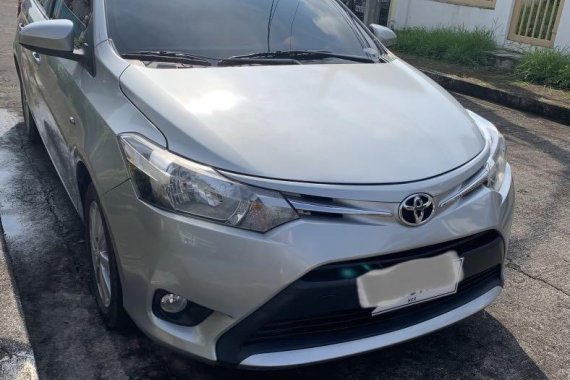 Silver Toyota Vios 2016 for sale in Muntinlupa City