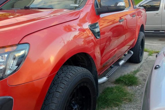 Orange Ford Ranger 2015 for sale in Manila