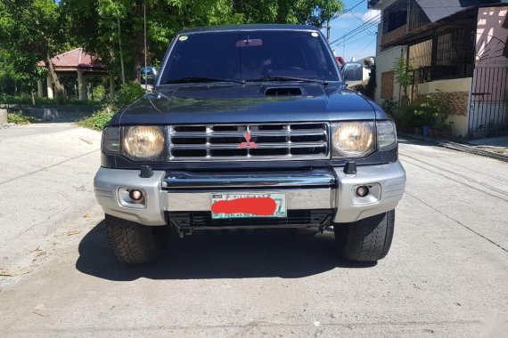 Black Mitsubishi Pajero 2002 for sale in Las Piñas