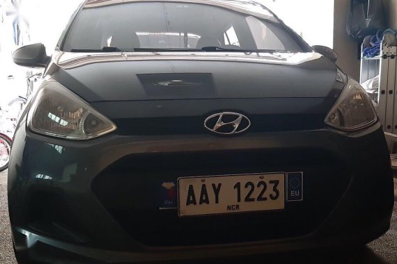 Selling Grey Hyundai Grand i10 in San Pedro