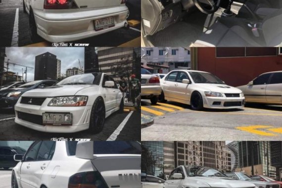 Selling White Mitsubishi Lancer Evolution in Manila