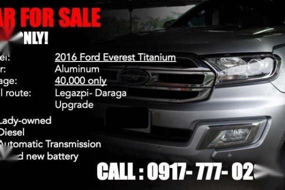 Sell Silver Ford Everest in Manila