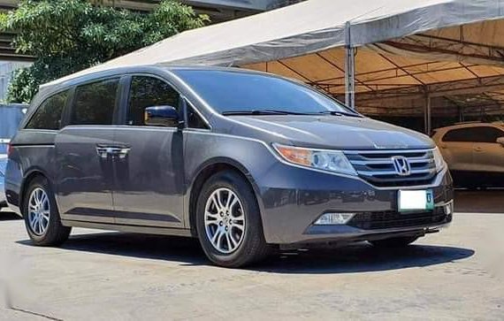 Grey Honda Odyssey 2012 for sale in Manila