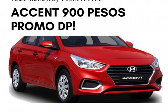 Hyundai Accent 900 Pesos Low Down Promo!