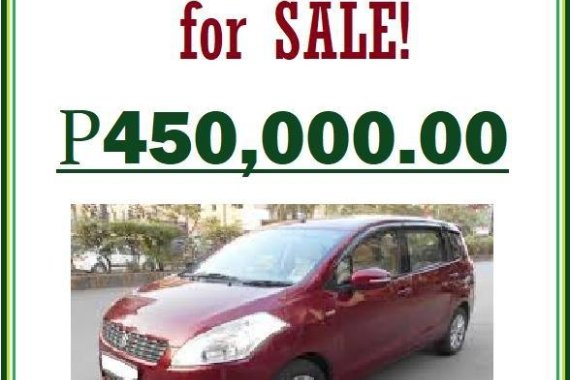 Red Suzuki Ertiga for sale in Parañaque City