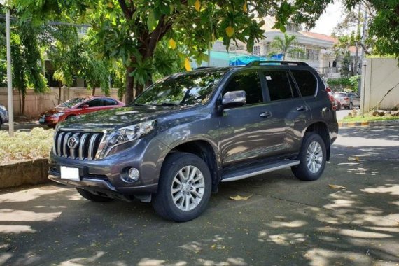 Grey Toyota Land cruiser prado for sale in Quezon City