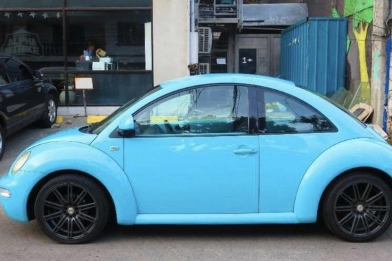 Blue Volkswagen New Beetle 2000 for sale in Quezon City