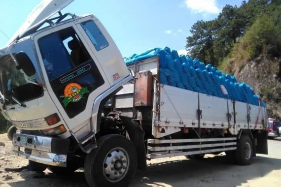 White Isuzu Elf for sale in La Trinidad