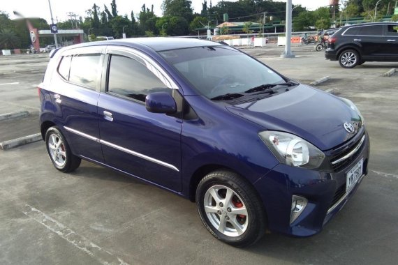 Blue Toyota Wigo for sale in Lipa