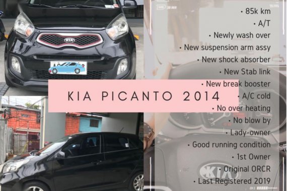 Sell Black 2014 Kia Picanto in Muntinlupa