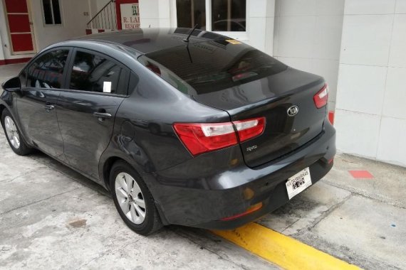 Black Kia Rio 1.4 4-Dr (M) 2016 for sale in Manila