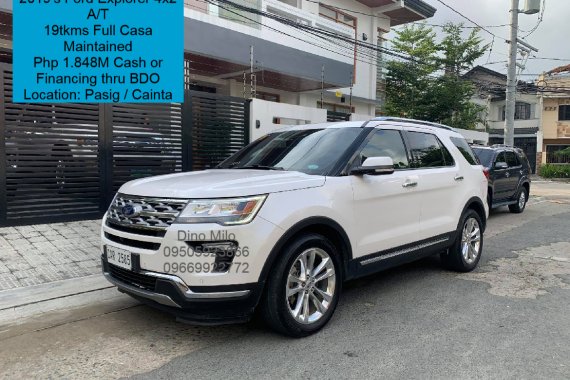 2019 Acquired Ford Explorer 4x2 A/T Engine 2.3L Ecoboost