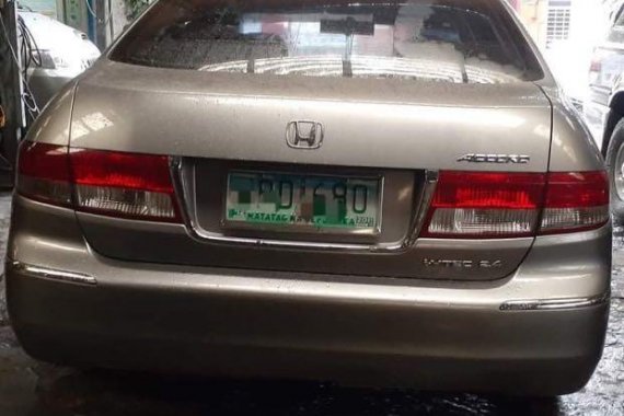 Silver Honda Accord for sale in Quezon 