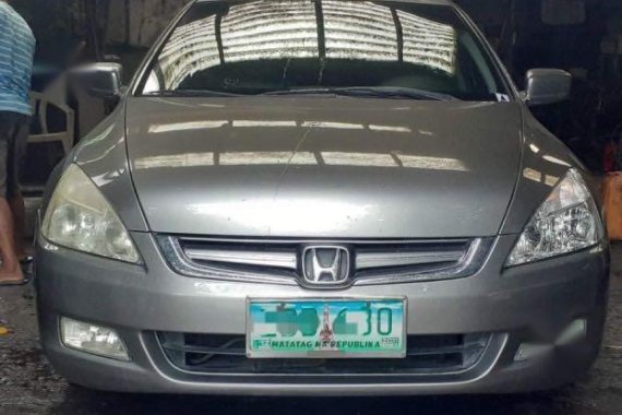 Silver Honda Accord for sale in Quezon 