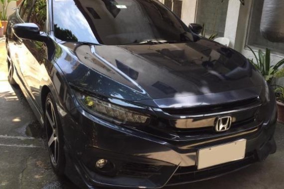Selling Black Honda Civic RS Turbo Modulo Auto 2017 in Cebu City