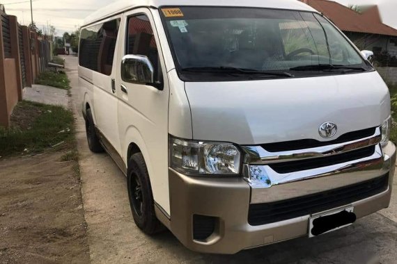White Toyota Hiace Grandia GL 2.5 Manual 2014 for sale in Baguio