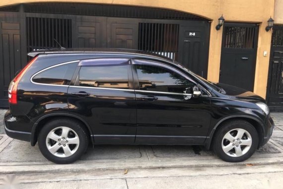 Selling Black Honda Cr-V 2008 in Quezon City