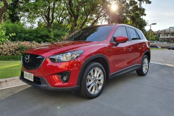 Red Mazda Cx-5 2.5 AWD Sport Auto 2014 for sale in Pasig