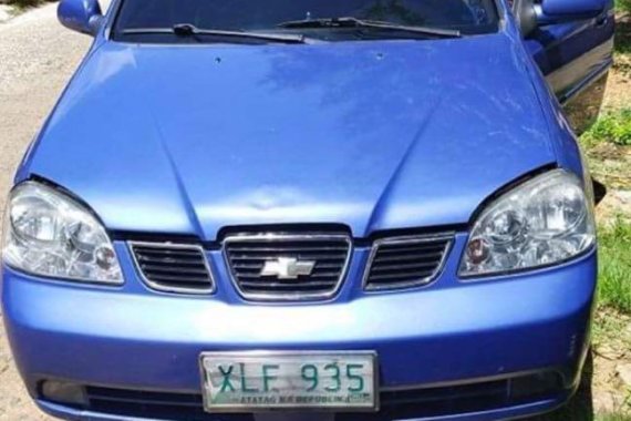 Blue Chevrolet Optra 2005 for sale in Manila