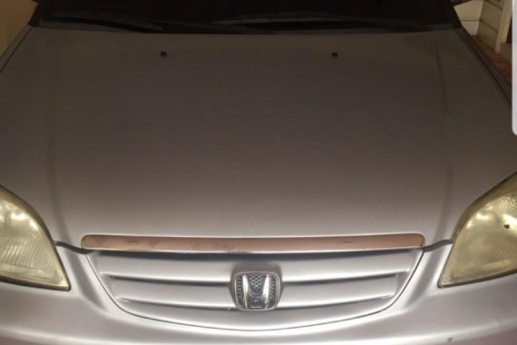 Silver Honda Civic 2001 for sale in Manila