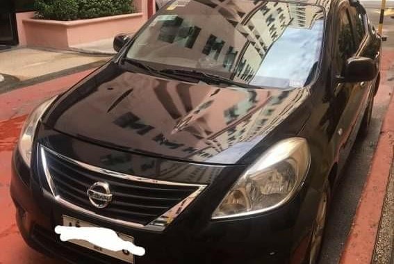 Black Nissan Almera 2015 for sale in Manila
