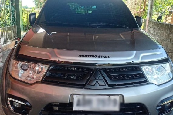 Selling Grey Mitsubishi Montero 2015 in Pampanga