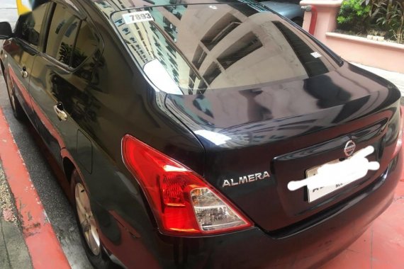 Black Nissan Almera 2015 for sale in Manila