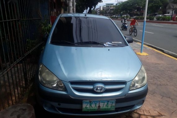 Blue Hyundai Getz 2004 for sale in Manila