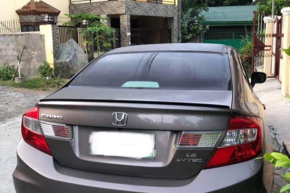 Selling Grey Honda Civic 2012 in Taytay