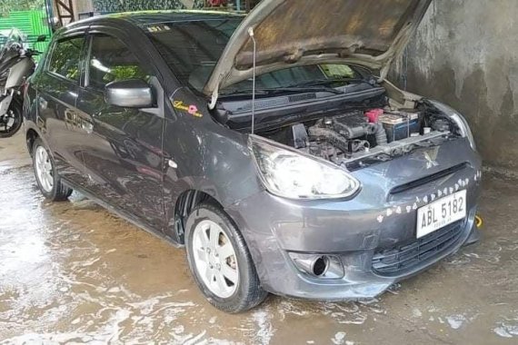 Black Mitsubishi Mirage 2015 for sale in Malolos